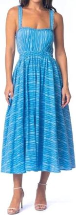 Tolani Luella Midi Dress In Blue