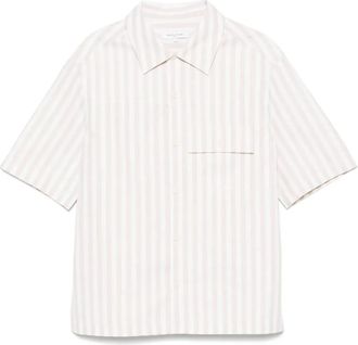 Maison Kitsun&eacute; Camicia a maniche corte - Bianco