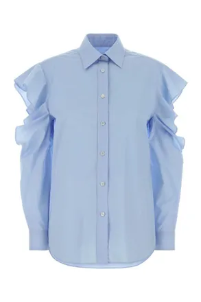 Moschino Light Blue Full Sleeves Shirt
