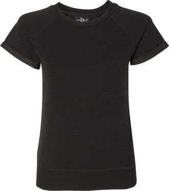 Boxercraft Womens Sweetheart French Terry Short Sleeve Pullover