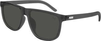 Puma PU0499SA Asian Fit 003 Mens Sunglasses Grey Size 58 - Free RX Lenses - Free RX Lenses
