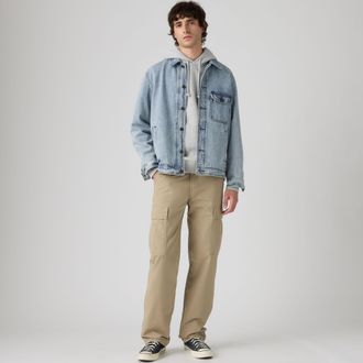 Levi's XX Cargo Straight Pants - Mens - 28X32 - Beige / True Chino Canvas