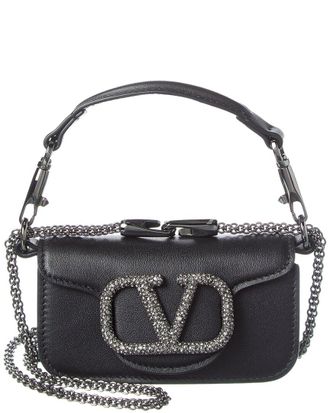 Valentino Vlogo Loco Leather Micro Bag