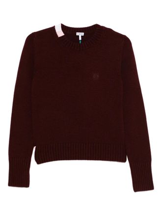 Loewe Sweater met ronde hals - Rood