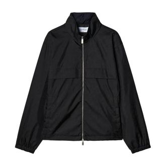 Off-white Heren, Jassen, Zwart, Maat: S Leer