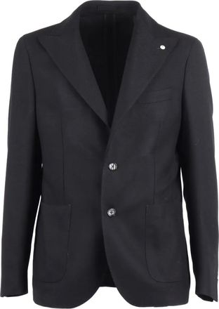 L.B.M. 1911 buttoned jacket - Zwart