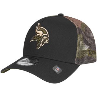 New Era Snapback Trucker Cap - Minnesota Vikings Wood camo - One Size
