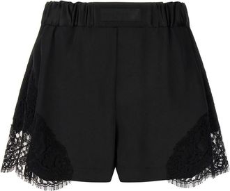 Versace Black Lace Insert Shorts