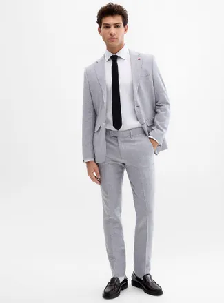 Soul of London Mens Cotton-linen pant Slim fit