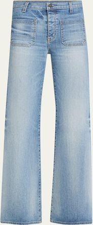 Nili Lotan Florence Denim Flare Jeans