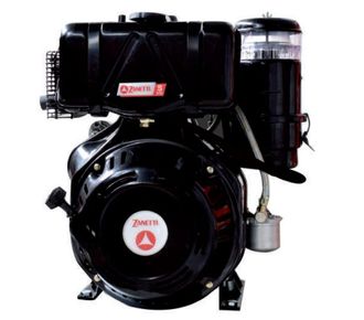 Zanetti Motor Diesel Completo Zanetti S510f2e 510 Cc Eje C&oacute;nico 30 Arranque El&eacute;ctrico
