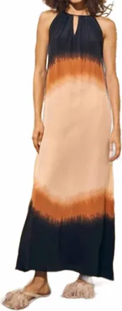 N&Uuml; Denmark Usiana Maxi Dress In Apricot