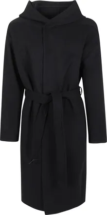 Rick Owens Coat Hooded Tower