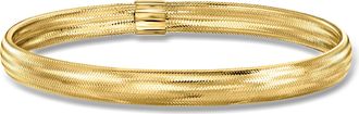 Canaria Canaria Italian 10kt Yellow Gold Mesh Stretch Bangle Bracelet