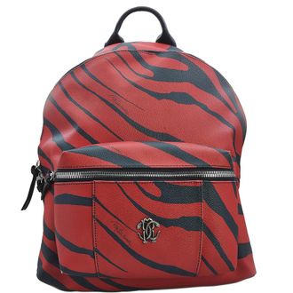 Roberto Cavalli Zebra Print Backpack