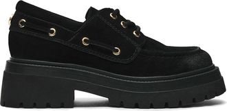 Steve Madden Womens Suede Detroit 015 Loafer - Black - Size UK 5