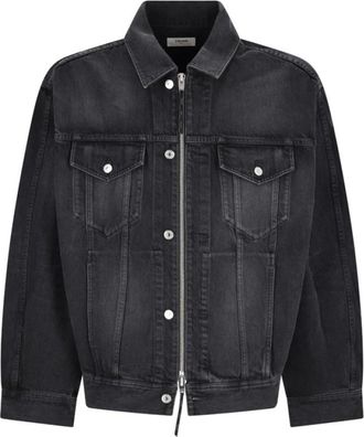 Celine Trucker Jacket - Heren - Spijkerjassen - Zwart - S - Katoen - Jassen
