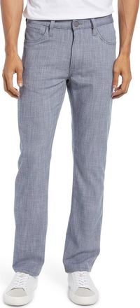 34 Heritage Courage Straight Leg Stretch Chambray Pants in Grey Cross Twill at Nordstrom Rack, Size 31 X 34
