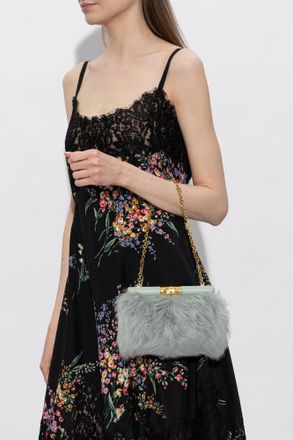 Dolce & Gabbana Marlene Small Clutch, Womens, Green