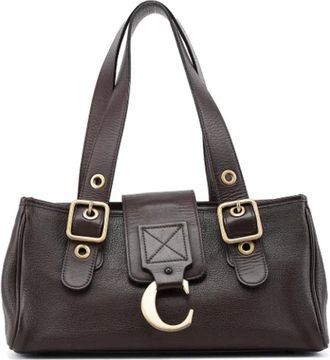 Chlo&eacute; Pre-owned Leather totes - Dames - Vintage Handtas - Bruin - ONE Size - Katoen - Vintage