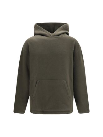 Rier Fleece Wool Hooded Sweater - Taupe
