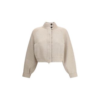 Brunello Cucinelli Beige Cashmere Womens Clothing