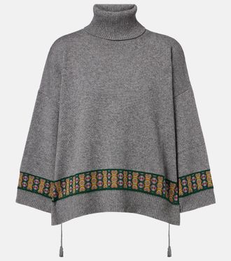 Etro Wool, cashmere, and cotton-blend sweater