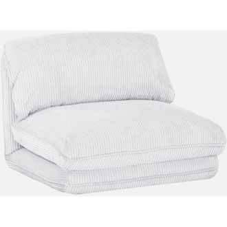Sweeek Sweeek - Poltrona convertibile velluto a coste grosse coste 1 posto