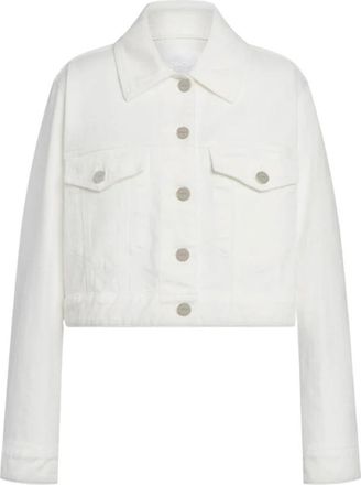 Dondup Regular-fit Jas in Stretch Bull Denim - Dames - Spijkerjassen - Beige - M - Denim - Jassen