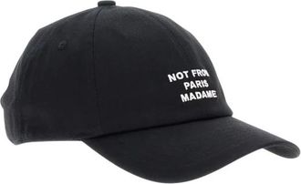 Dr&ocirc;le de Monsieur La Casquette Slogan - Heren - Petten - Zwart - ONE Size - Katoen - Accessoires