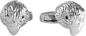 Picasso & Co. Rhodium Plated Falcon Cufflinks