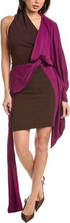 Tom Ford Draped Silk Mini Dress