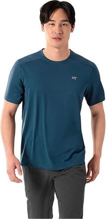 Arc'teryx Cormac Crew Short Sleeve Mens Workout Nightscape Heather : 2XL, Polyester