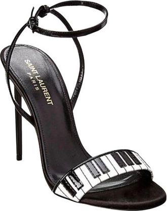 Saint Laurent Saint Laurent Black Piano Keyboard Heels Size 39