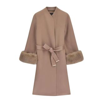 Marciano Belted Coats - Coats - Mujer - Beige - XS