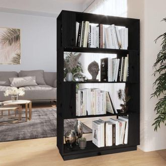 vidaXL Vidaxl - Libreria/Divisorio Bianco 80x25x132 cm Legno Massello di Pino