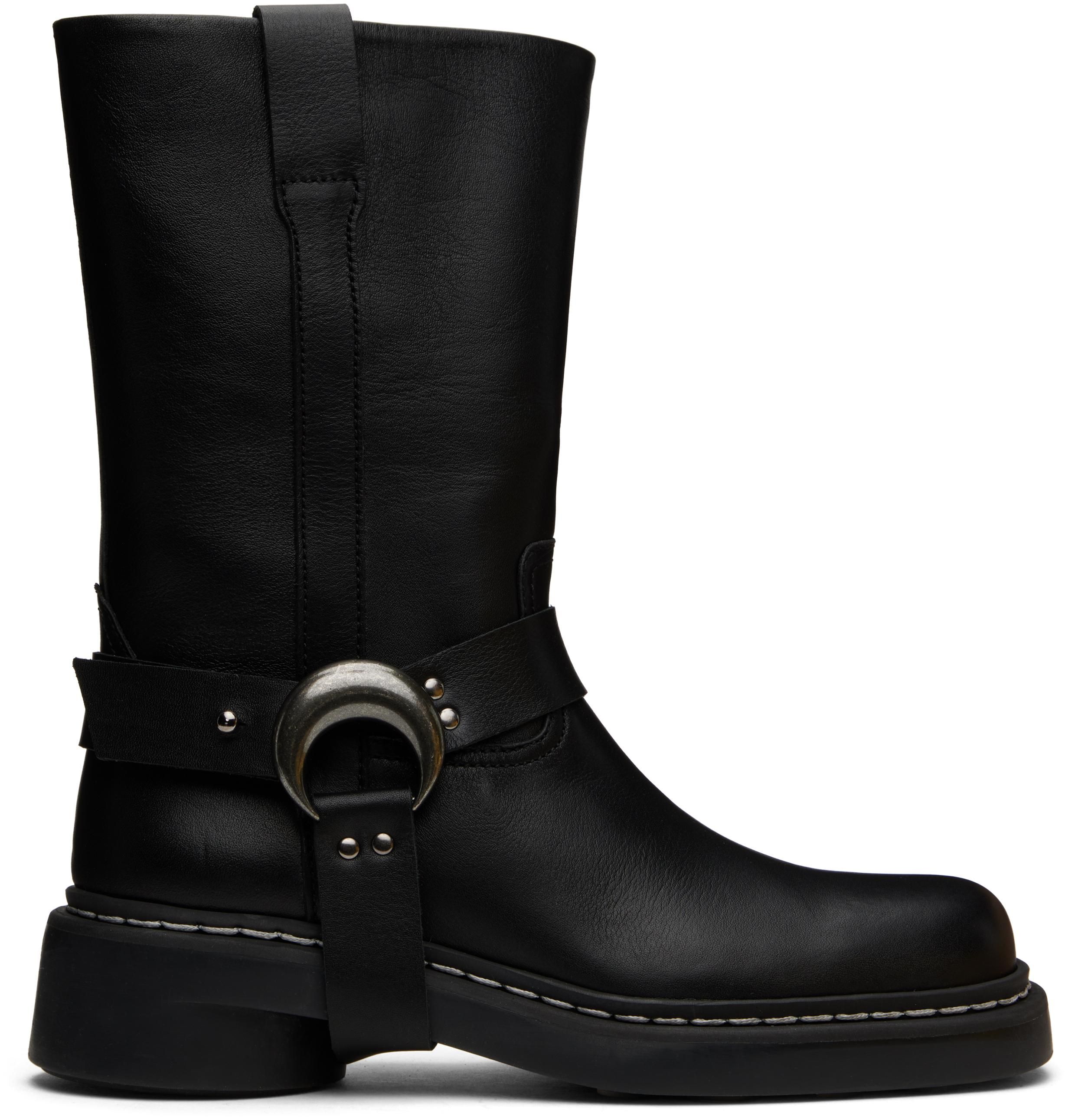 ブーツその他 MARINE SERRE BOOTS (F057FW22WWOTCO001 00) WFW003_BK99BLACK_C.png?v=
