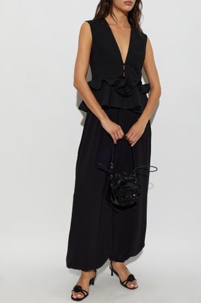 Rotate Top With Application, Womens, Black