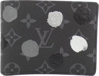 Louis Vuitton Pre-owned Wallets, male, Black, Size: ONE SIZE Pre-owned Leather Bifold Wallet