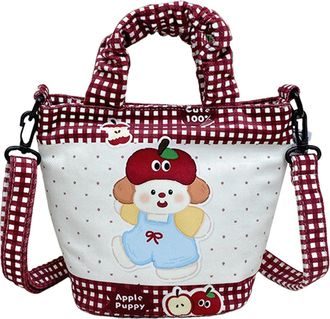 Generic Bucket Bag - Small Size Grocery Bag - Cute Trendy Lightweight Tote with Large Capacity for Casual Fashion Everyday Use