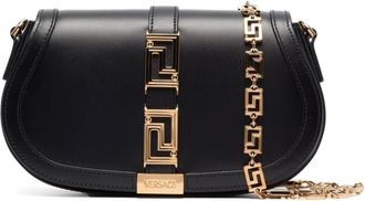 Versace Greca Foldover Crossbody Bag
