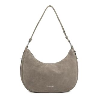 Lancaster Dames, Tassen, Grijs, Maat: ONE Size Leer