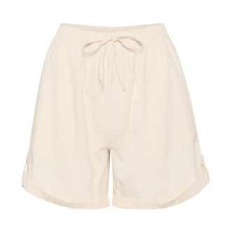 Saint Tropez Short Shorts - Dames - Korte broeken - Beige - Maat: S