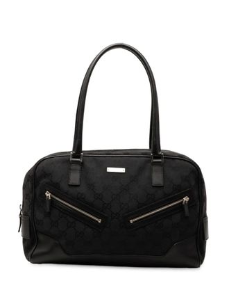 Gucci 2000-2015 GG Canvas shoulder bag - Black