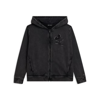 Freddy Felpa da donna con cappuccio, zip e grafica Mickey Mouse