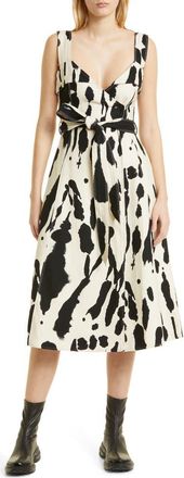 Stine Goya Gina Abstract Print Organic Cotton Dress in Tie Dye Day at Nordstrom Rack, Size X-Small