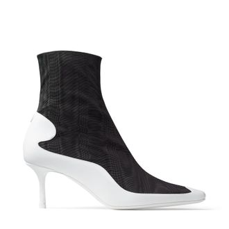 Jimmy Choo London x Marine Serre Moire Ankle Boots, Brand Size 35 ( US Size 5 )
