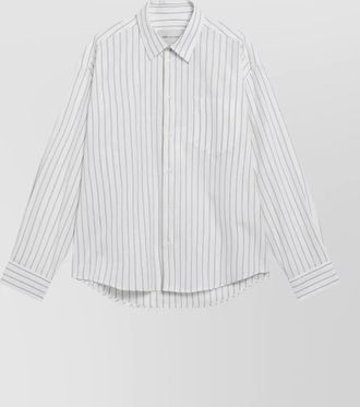 Ami striped cotton shirt