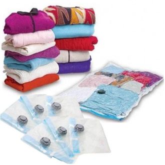 Trade Shop Trade Shop - 5 Sacchetti Buste Sottovuoto 70x110cm Salva Spazio Per Abiti Lenzuolo Biancheria