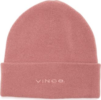 Vince Wool & Cashmere Cuffed Beanie in Mauve Rose at Nordstrom Rack